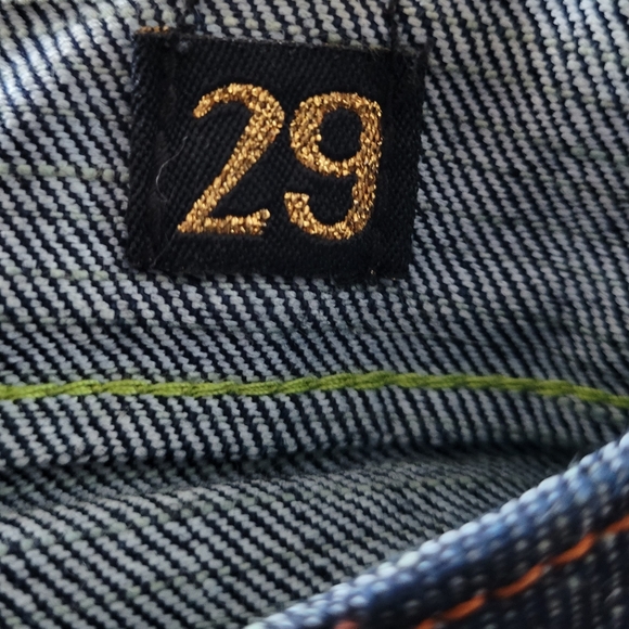 New Vintage Ed Hardy Christan Adingier Skull & Rose Denims - Picture 7 of 7